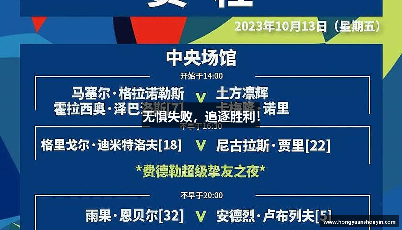 无惧失败，追逐胜利！